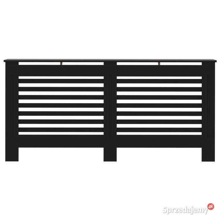 Osłona na kaloryfer czarna 172x19x815 MDF Pozostałe Pozostałe Warszawa