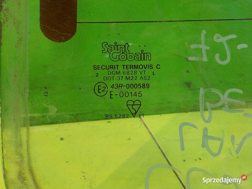 LANCIA BETA 20 B 83r COUPE 2D szyba klapy tyl osobowe mazowieckie Suków