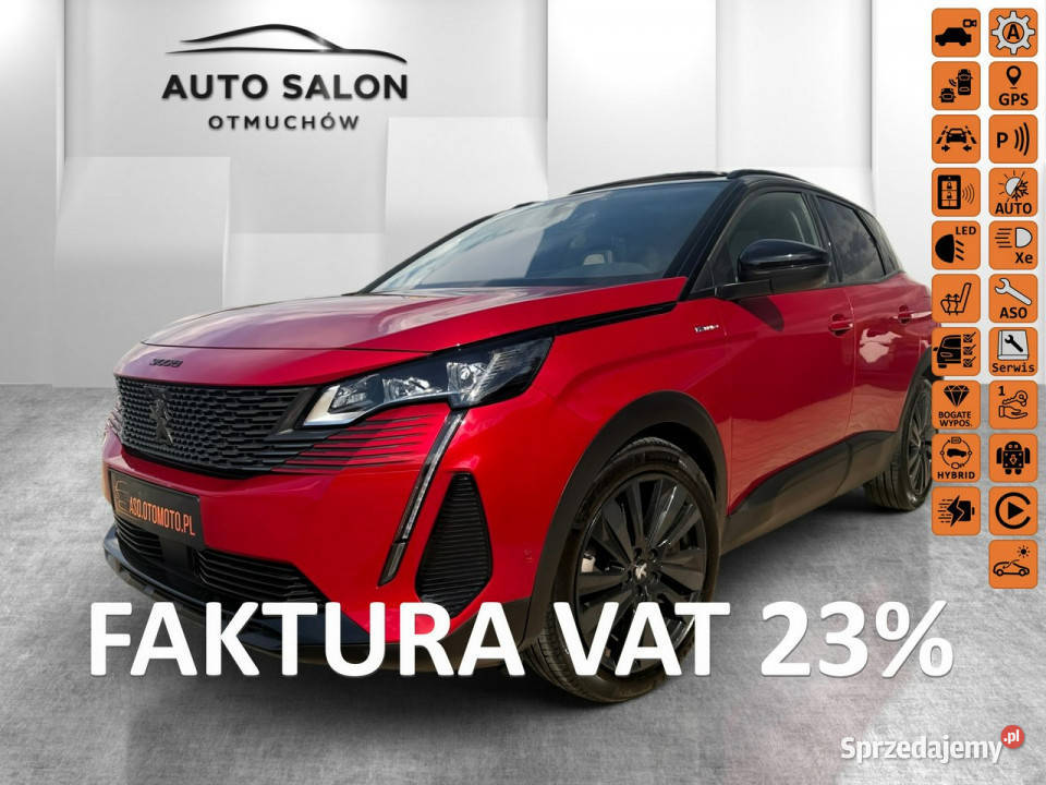 Peugeot 3008 GT ful led skóra masaze ACC kamery automatyczna Otmuchów
