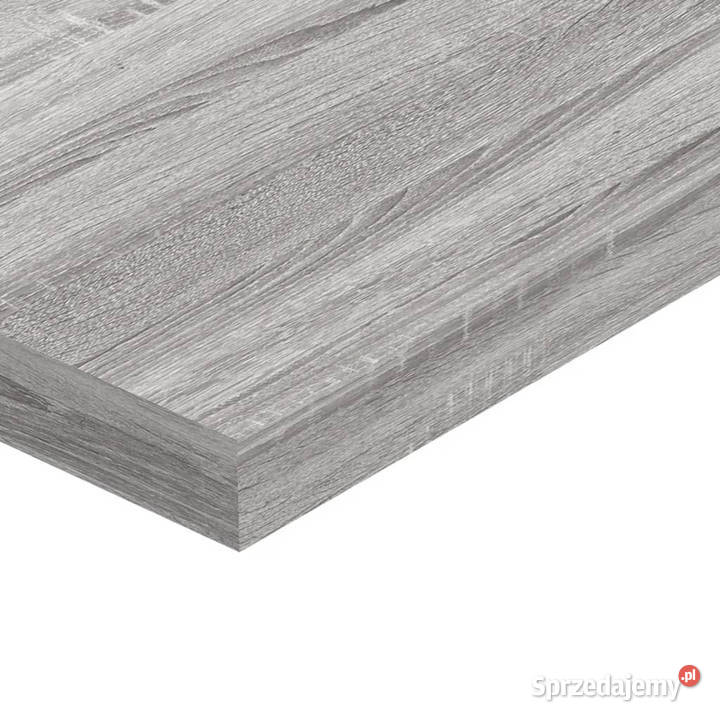 Półki ścienne 4 szary dąb sonoma 40x10x15
