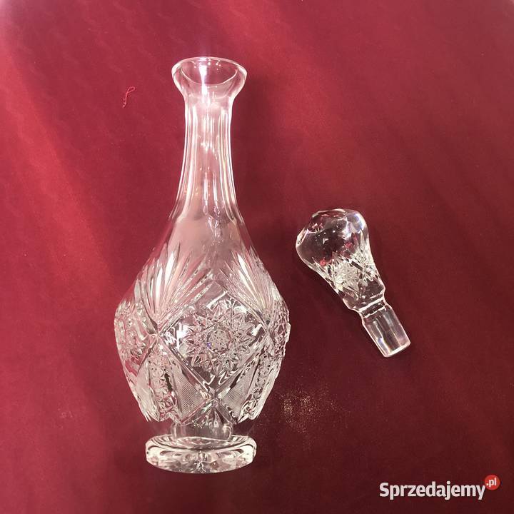 Kryształ karafka 6 kieliszków PRL Vinatage lata Kraków