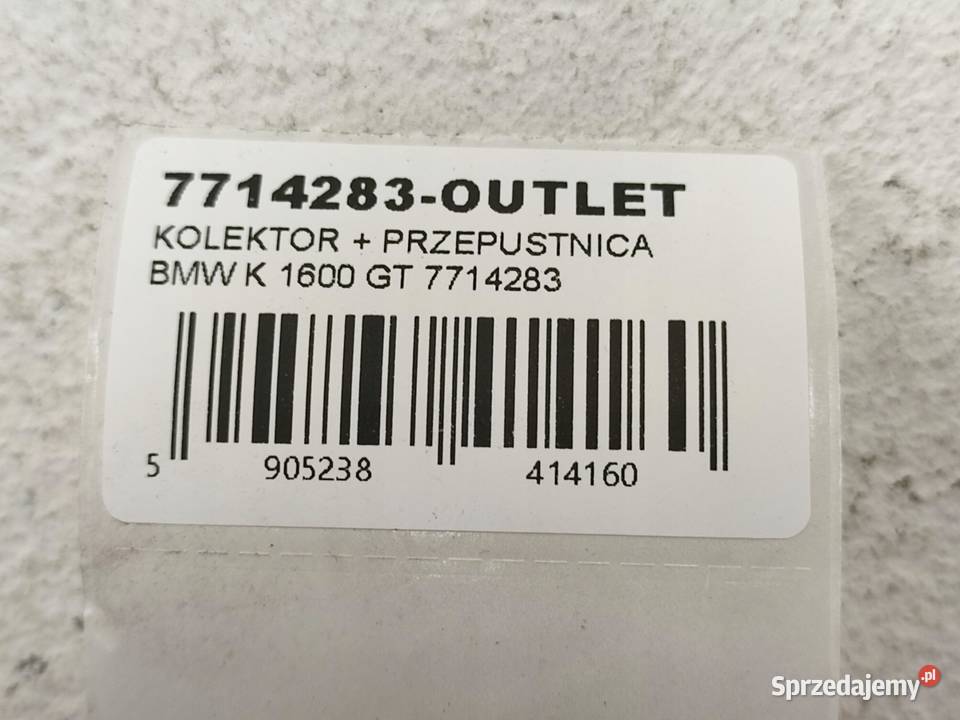 KOLEKTOR PRZEPUSTNICA BMW K1600 GTL 2011 7712328 lubelskie