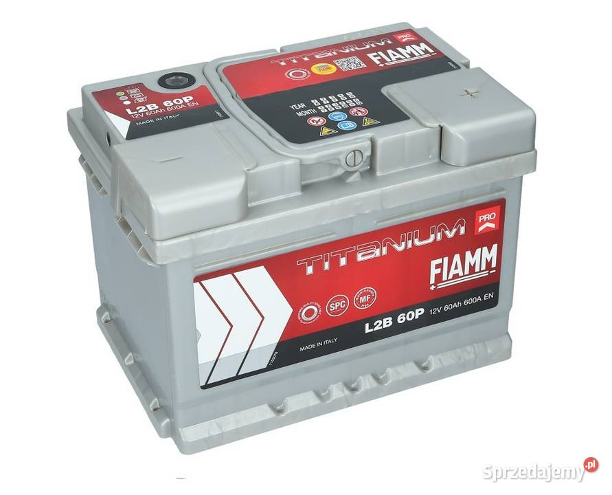 Akumulator Fiamm 12v 60Ah 600A kujawsko-pomorskie sprzedam