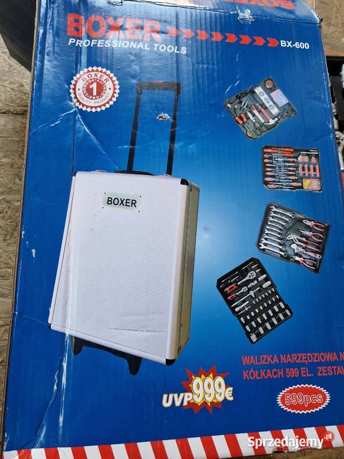 Zestaw Narzędzi Walizka Narzędziowa Klucze Boxer