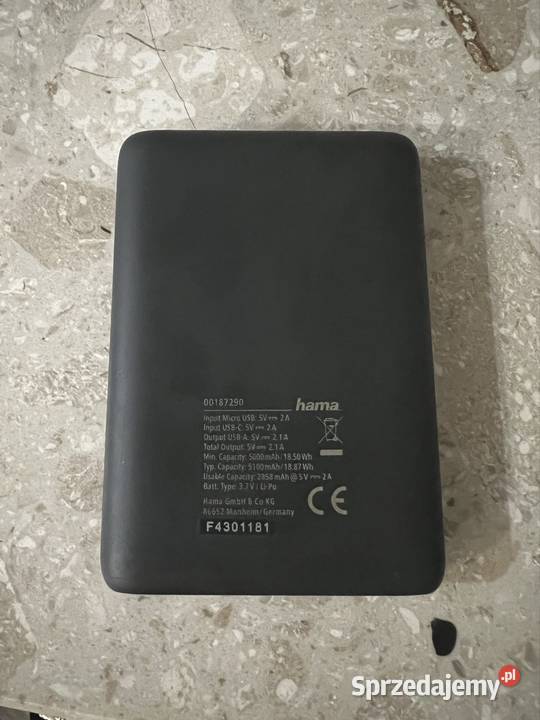 Powerbank Hama Supreme 5 5000 mAh