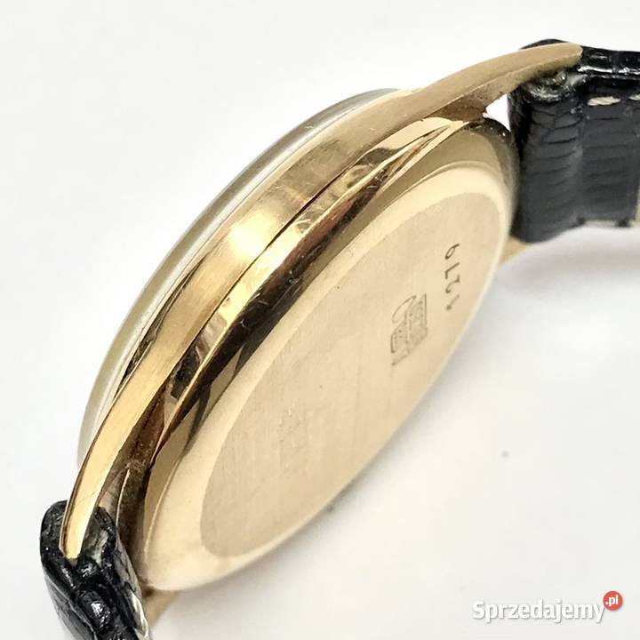 LIDHER szwajcarski Złoty zegarek męski 750 18K