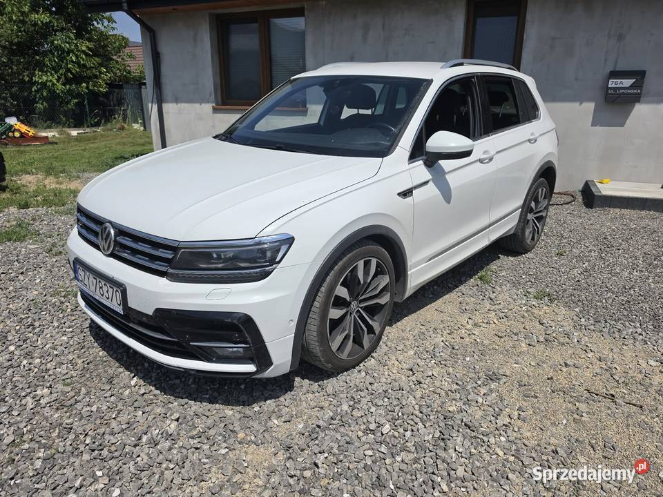 Volkswagen Tiquan 2x RLINE Rok produkcji 2018 śląskie Bielsko-Biała