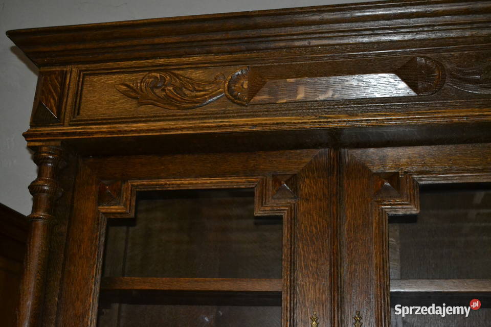 kredens neorenesansowy 1900 dąb Będzin sprzedam