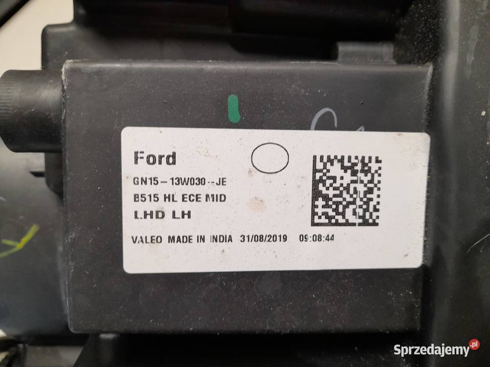 Lampa lewa przednia led soczewka Ford Ecosport lewe