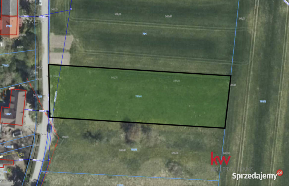 sprzedaży gruntu Uciechów 2694 metry