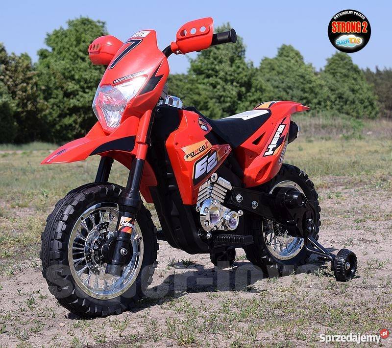 NAJNOWSZY MOTOR CROSSOWY FORCE II ŚWIATŁA Rowerki i pojazdy Toruń sprzedam