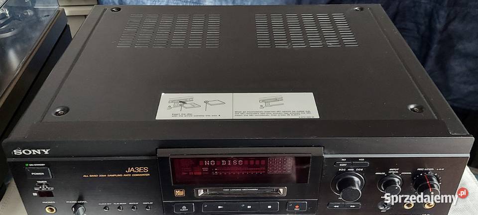 Nagrywarka Minidisc Sony MDSJA3