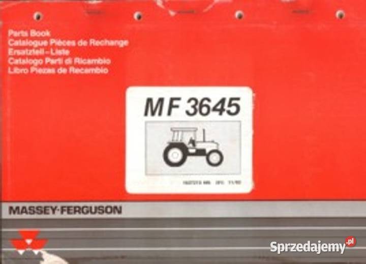 Katalog części zamiennych Massey Ferguson Szamotuły