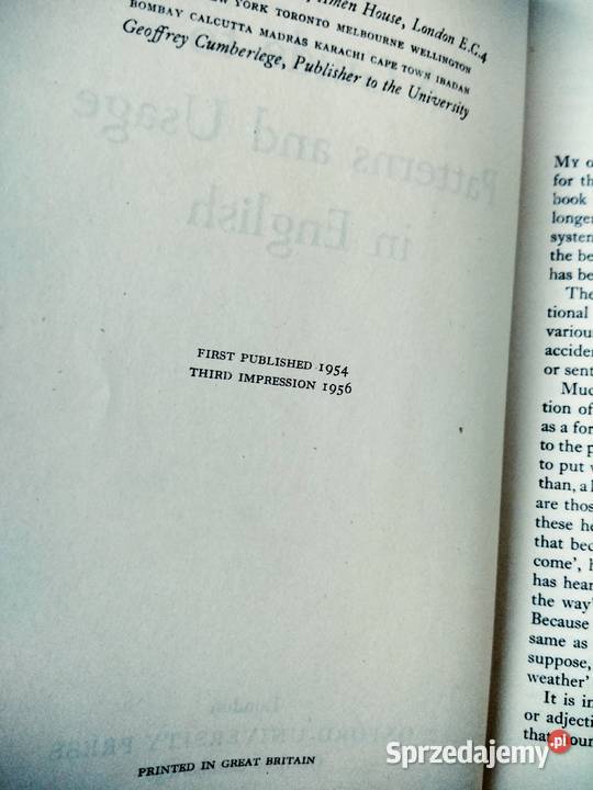 A Guide to Patterns und Usage in English Bródno Warszawa