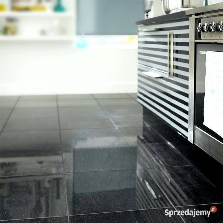 Płytki granit Black Galaxy polerowany 305x305x1 łódzkie Łódź