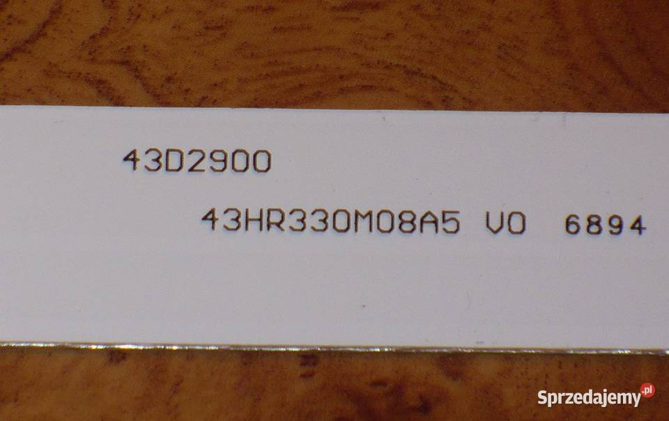 Listwy LED 43D2900 OEM43LB06LED3030F21 Telewizory