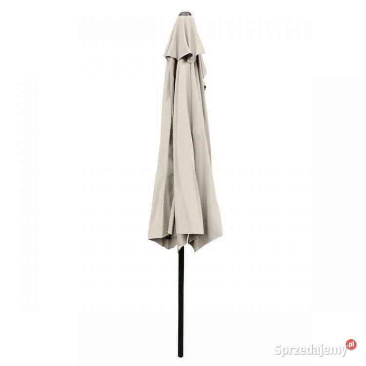 Parasol ogrodowy z korbką skośny składany 300