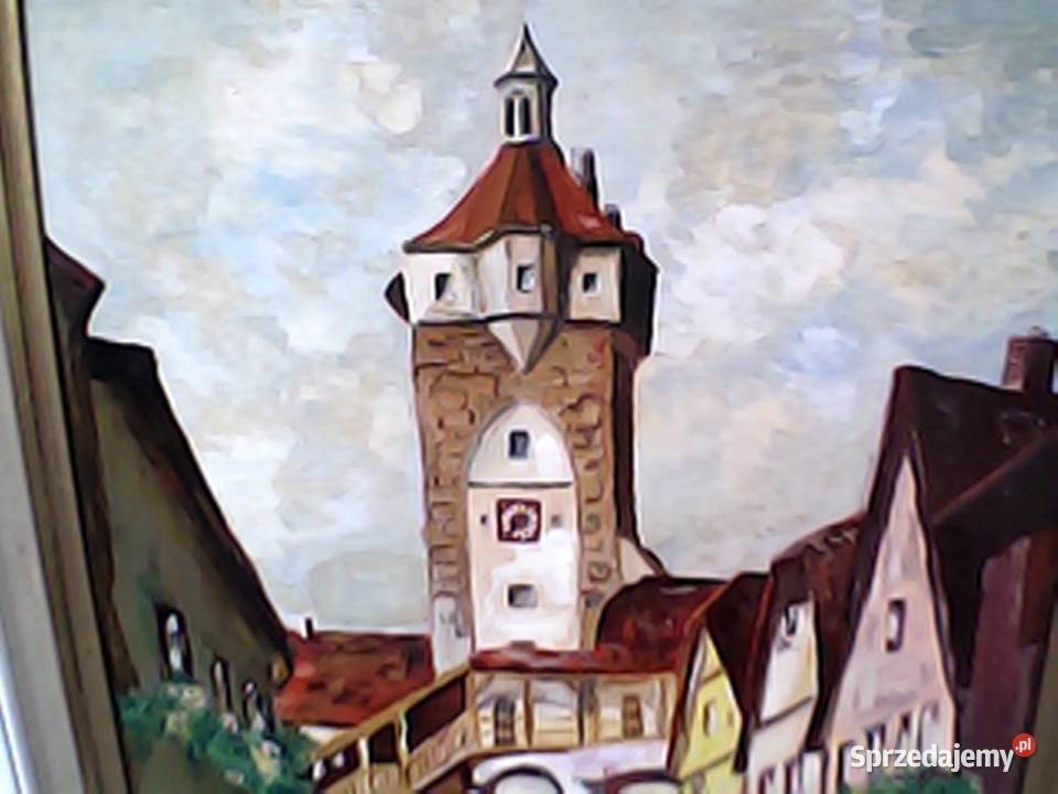 Obraz olejny na płycie Brama Klingentor w Warszawa