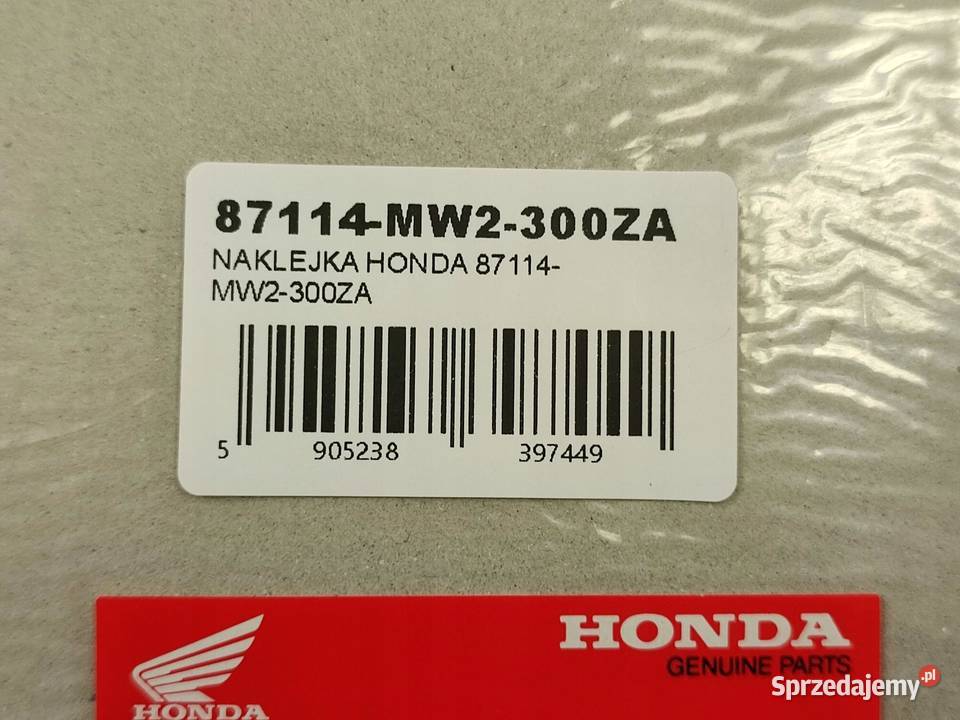 NAKLEJKA DOMINATOR L BOCZEK HONDA NX500 osobowe