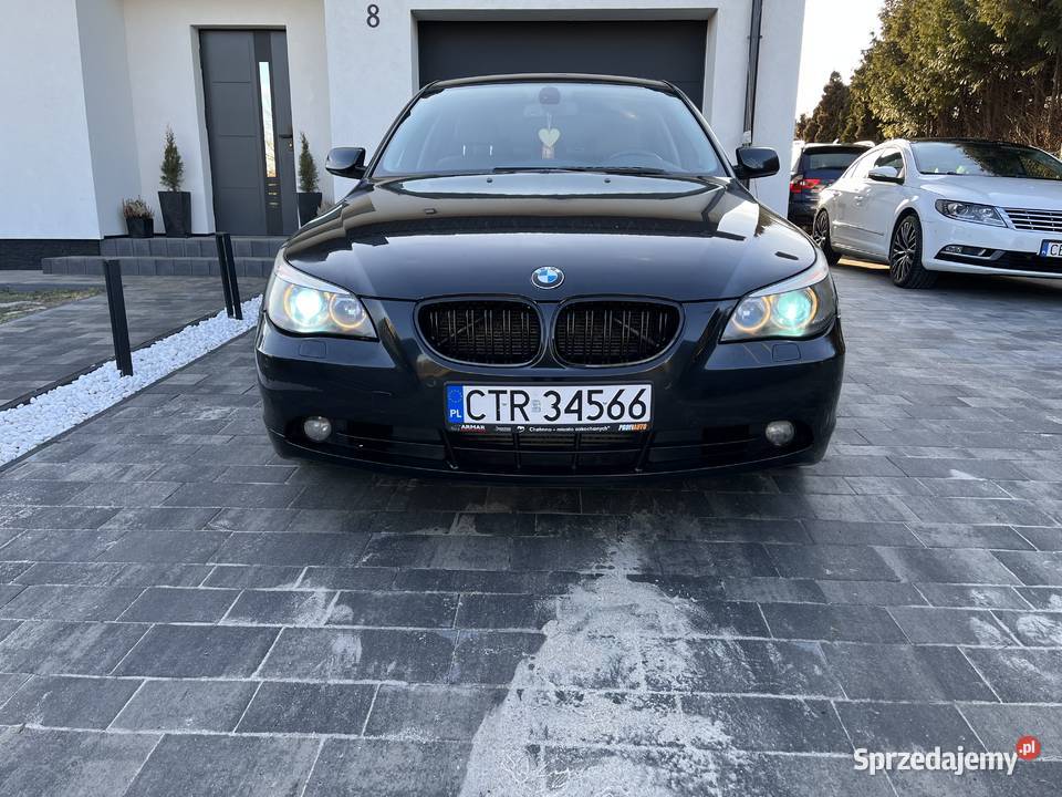 BMW E60 30D Automat Czarna Sedan Zadbana Toruń