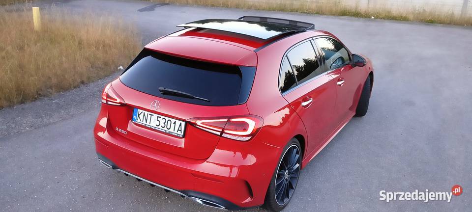 MercedesBenz A250 AMG Line salon Polska pierwszy komputer pokładowy Skawa