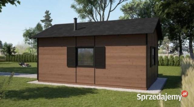 Domek letniskowy drewniany ogrodowy 4x4 15mm Altany i wiaty Korczyna sprzedam
