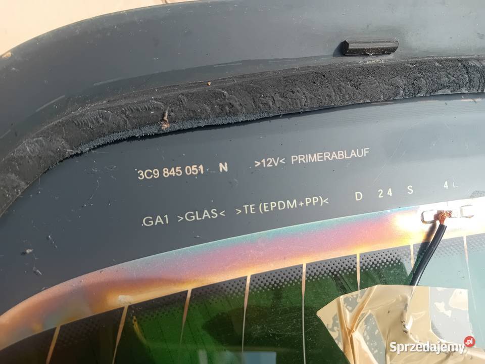 Szyba tył tylna klapy VW Passat B6 kombi 2009r Tylne Nysa sprzedam