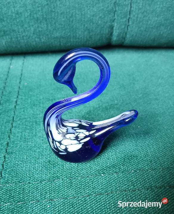 Stary szklany łabędź prl Zbylitowska Góra