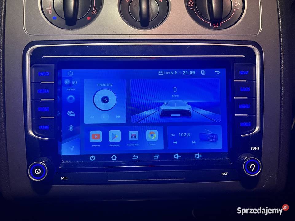 volkswagen touran 19 Tdi 2009r poduszka powietrzna Brzeziny