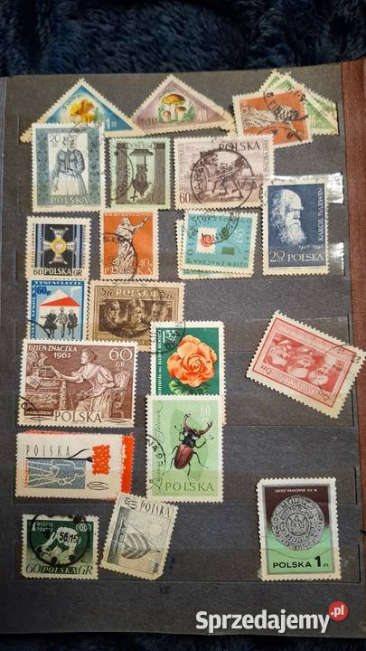 Znaczki pocztowe klaser różne Warszawa