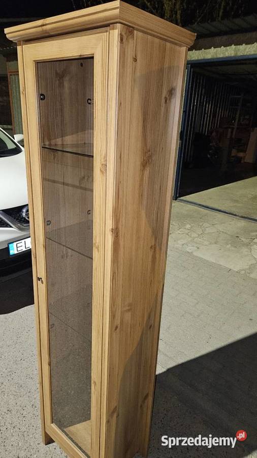 Sprzedam witryna regał szkło ikea grevback dąb 35cm sprzedam