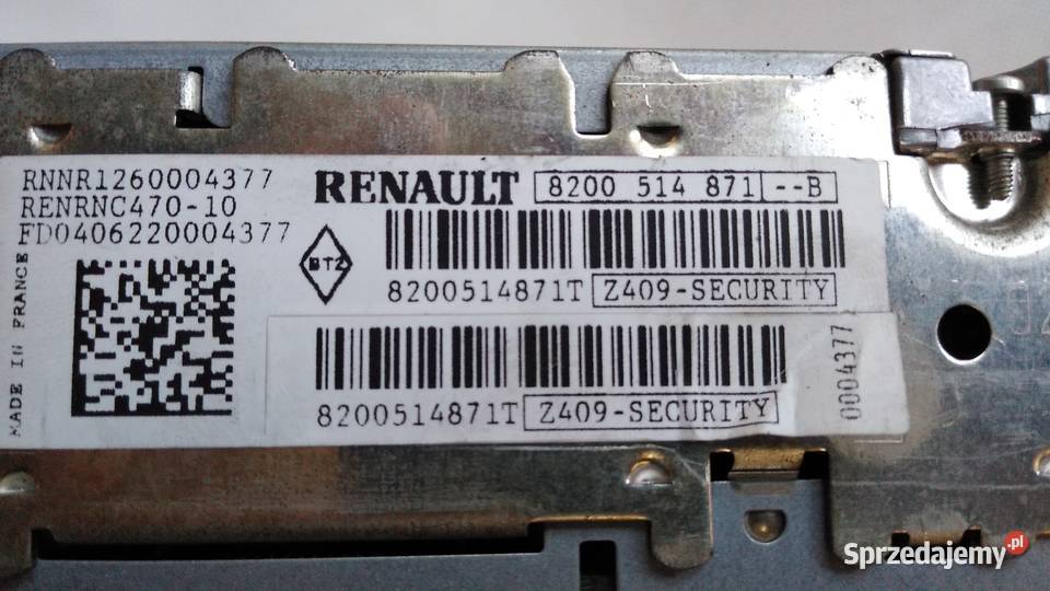 8200514871T Radio nawigacja Carminat Laguna II Jarocin