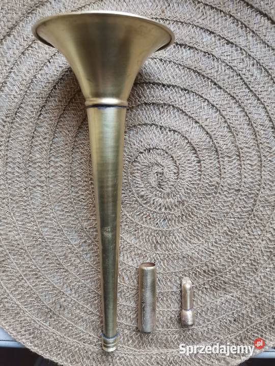 Stara trąbka sygnalowa w stylu Art Deco SPRAWNA