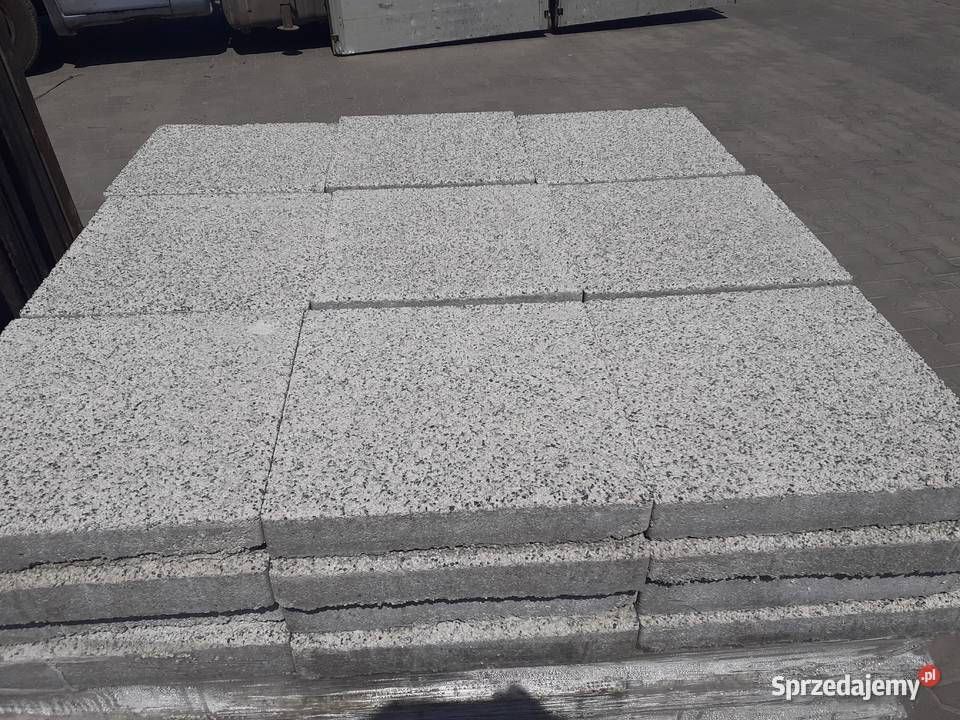 Płytka 35x35x5 Biała Taras Kostka Brukowa Hit Wielogóra