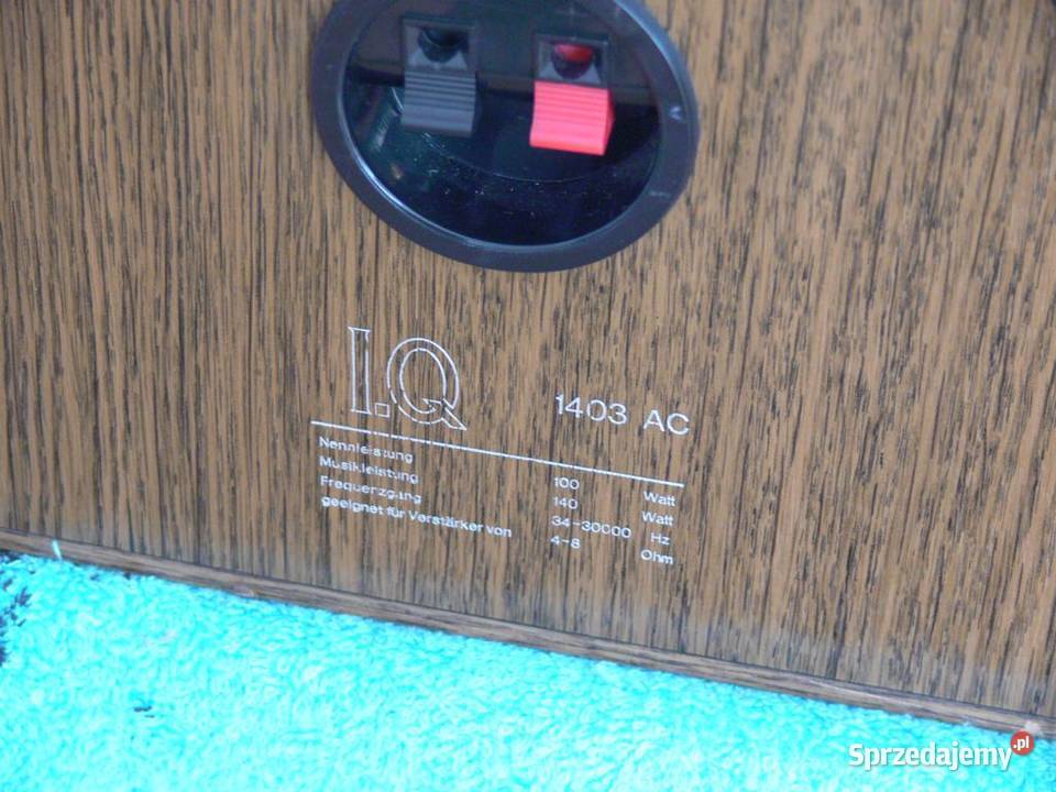 Niemieckie monitory kolumny IQ 1403 AC Vintage Jasło