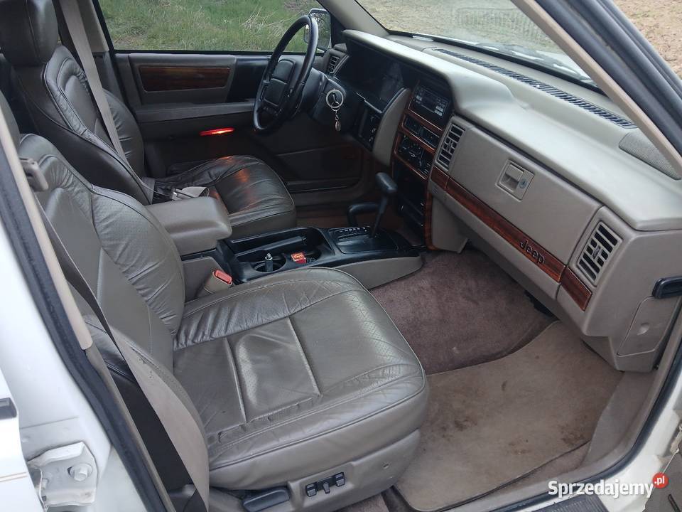 Jeep grand cherokee 40gaz ładny oryginał biały Przemyśl