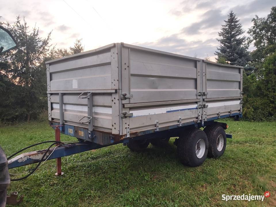 Przyczepa wywrotka tandem Husqvarna prod 1997 Jabłonowo Pomorskie