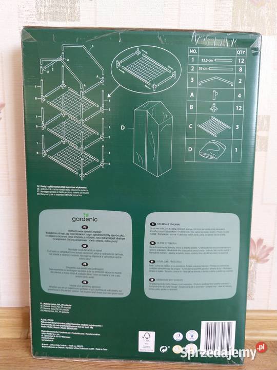 NAJTANIEJ Szklarnia Mała Zamykana z Półkami sprzedam
