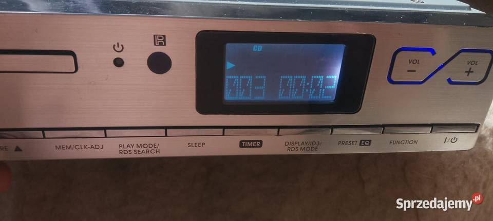 Radio kuchenne z CD do zabudowy USB MP3 srebrne dolnośląskie Legnica