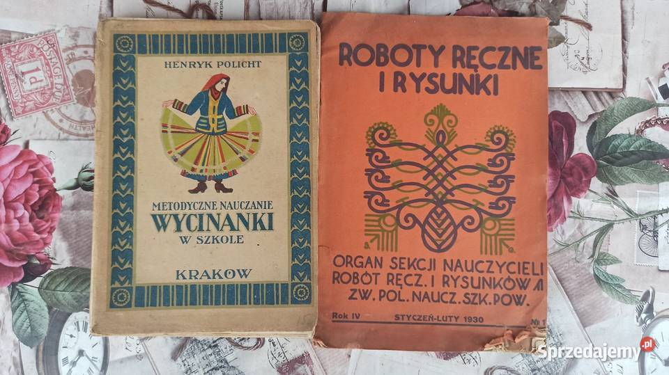 Przedwojenne wycinanki roboty ręczne i rysunki sprzedam