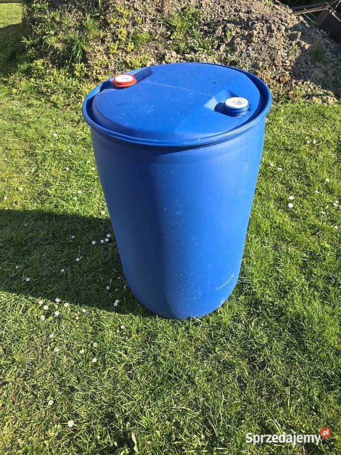 Beczka plastikowa 200l Ogród sprzedam