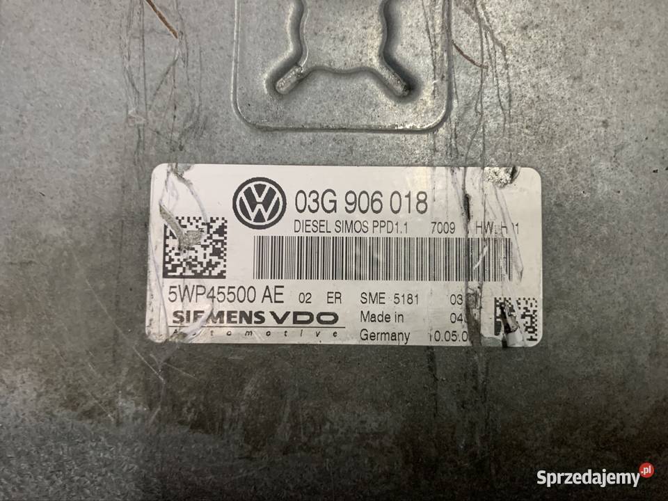 03G906018 komputer sterownik silnika vw sprzedam