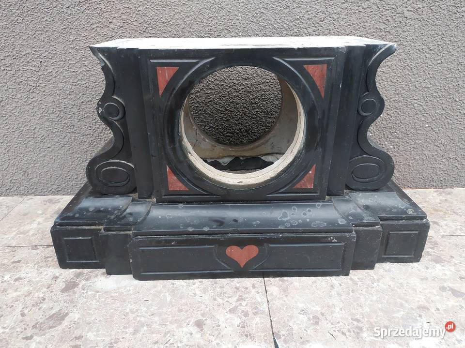 S113 Obudowa marmur starego zegara kominkowego Tczew