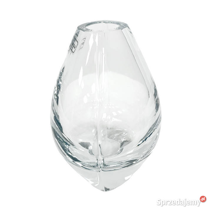 Szklany Wazon ręcznie formowany Minimalistyczny mazowieckie Warszawa