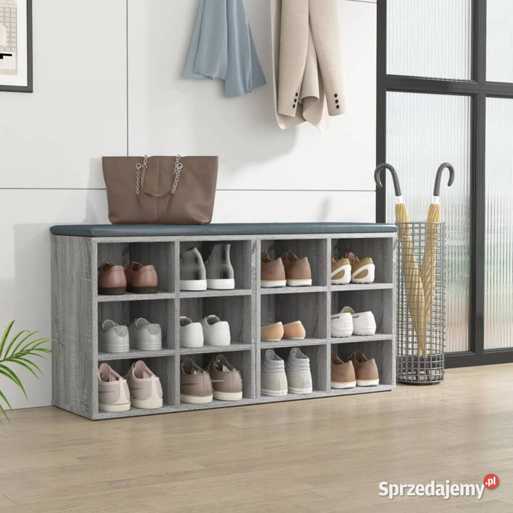Szafki na buty 2 szary dąb sonoma 525x30x50