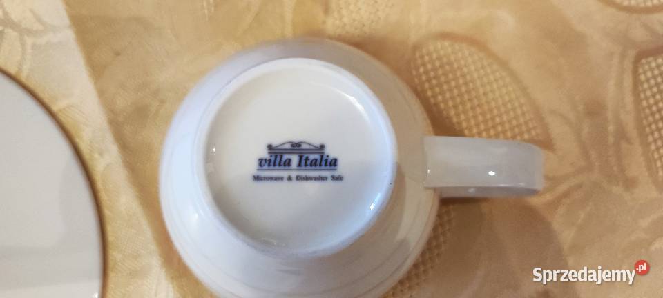 Filiżanka do herbaty porcelana Villa Italia ecru Wrocław