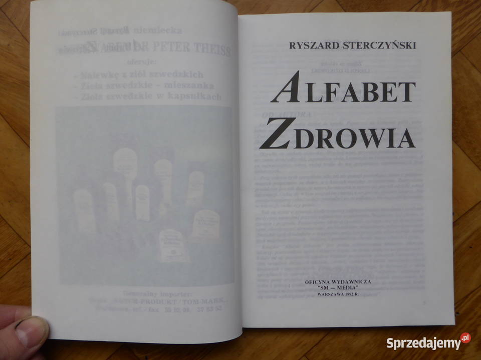 Alfabet zdrowia leksykon naturalnych preparatów Głuchołazy sprzedam