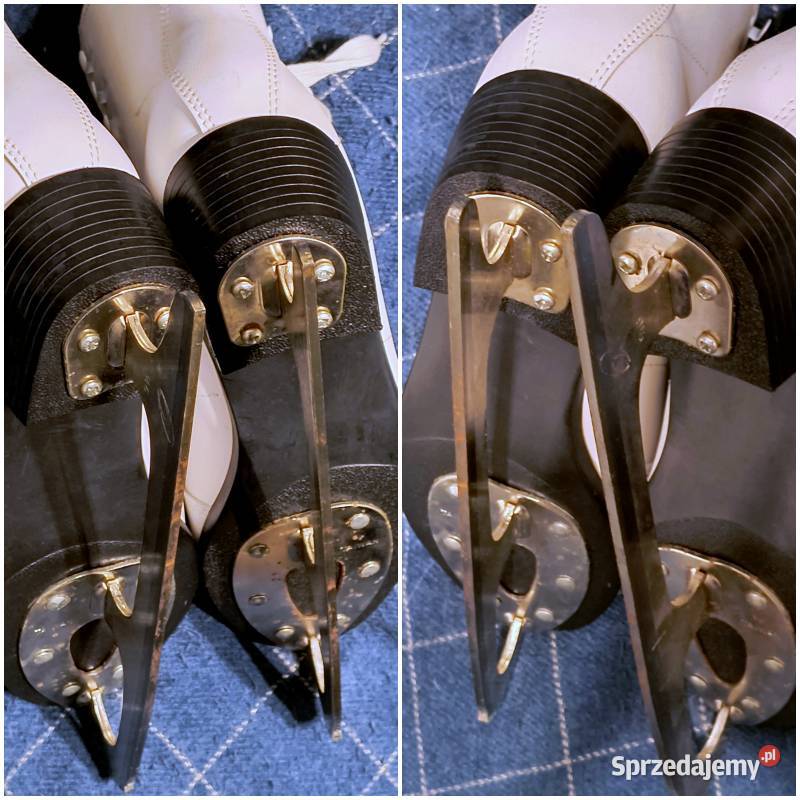 Łyżwy figurowe rozmiar 37 wkładki 23 Skóra łódzkie Piotrków Trybunalski