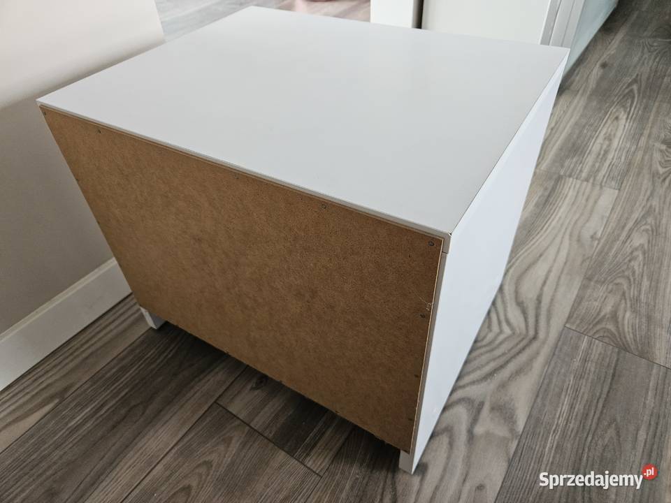 Szafka nocna biała z szufladami Modern Box stan Kraków