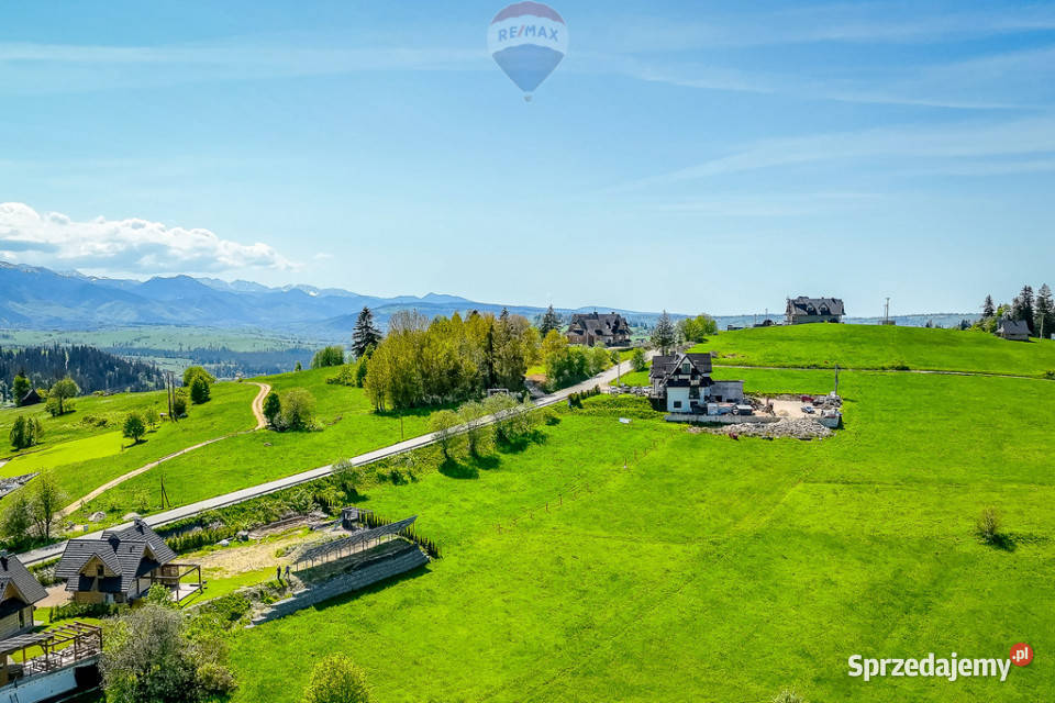 Działka inwestycyjna z widokiem na Tatry Gliczarów Górny
